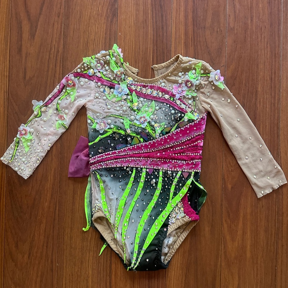 Custom Leotard for gymnastics competition made in Europe